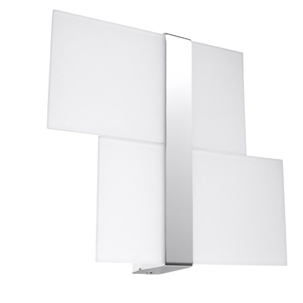 Applique Acier Chrome/Blanc G9 2 Massimo