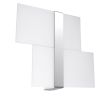 Applique Acier Chrome/Blanc G9 2 Massimo