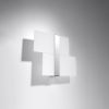 Applique Acier Chrome/Blanc G9 2 Massimo