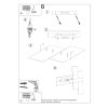 Applique Acier Chrome/Blanc G9 2 Massimo