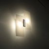 Applique Acier Chrome/Blanc E27 2 Fabiano