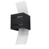 Applique Aluminium Noir G9 1 Loreto