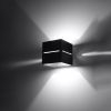 Applique Aluminium Noir G9 1 Lobo