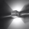 Applique Aluminium Blanc G9 1 Lobo