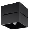 Plafonnier Aluminium Noir G9 1 Lobo