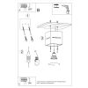 Plafonnier Aluminium Blanc G9 1 Lobo