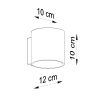 Applique Verre Blanc G9 1 Vici