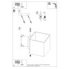 Applique Verre Blanc G9 1 Rico