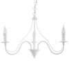 Lustre Acier Blanc E14 3 Minerwa