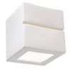 Applique Céramique Blanc E27 1 Leo Line