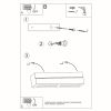Applique Céramique Blanc E27 1 Vega Line