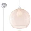 Suspension Acier Champagne E27 1 Ball