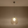 Suspension Acier Champagne E27 1 Ball