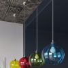 Suspension Acier Champagne E27 1 Ball