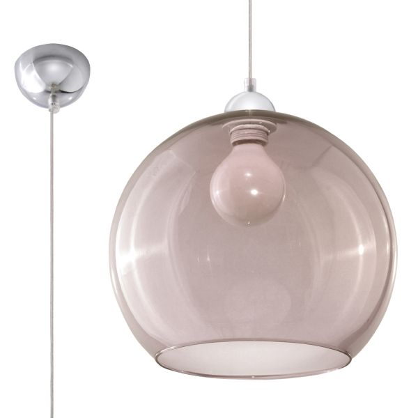 Suspension Acier Graphite E27 1 Ball