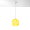 Suspension Acier Jaune E27 1 Ball