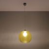 Suspension Acier Jaune E27 1 Ball
