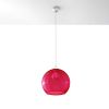Suspension Acier Rouge E27 1 Ball