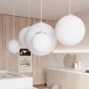 Suspension Acier Blanc/Chromé E27 1 Ugo 20