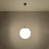 Suspension Acier Blanc/Chromé E27 1 Ugo 30