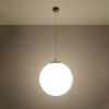 Suspension Acier Blanc/Chromé E27 1 Ugo 40