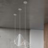 Suspension Acier Blanc E27 1 Umberto