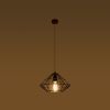 Suspension Acier Noir E27 1 Umberto