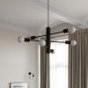 Suspension Acier Noir E27 3 Duomo