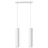Suspension Acier Blanc GU10 2 Lagos