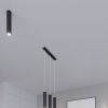 Suspension Acier Noir GU10 1 Lagos