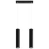 Suspension Acier Noir GU10 2 Lagos Line