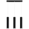 Suspension Acier Noir GU10 3 Lagos Line
