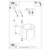 Applique Aluminium Blanc G9 1 Inez