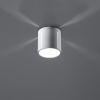 Plafonnier Aluminium Blanc G9 1 Inez