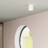 Plafonnier Aluminium Blanc G9 1 Inez
