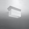 Plafonnier Aluminium Blanc G9 2 Lobo