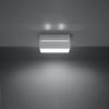 Plafonnier Aluminium Blanc G9 2 Lobo