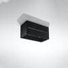Plafonnier Aluminium Noir G9 2 Lobo