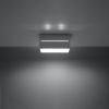 Plafonnier Aluminium Gris G9 2 Lobo