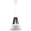 Suspension Acier Blanc/Noir E27 1 Casco