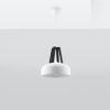 Suspension Acier Blanc/Noir E27 1 Casco