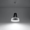 Suspension Acier Blanc/Noir E27 1 Casco