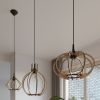 Suspension Bois Bois Naturel E27 1 Arancia