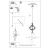 Suspension Bois Bois Naturel E27 1 Pompelmo