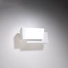 Applique Acier Blanc G9 1 Piegare