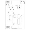 Applique Aluminium Blanc G9 1 Pixar