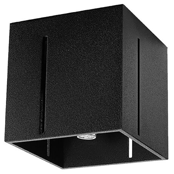 Plafonnier Aluminium Noir G9 1 Pixar