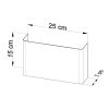 Applique Acier Blanc G9 2 Copertura