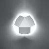 Applique Acier Blanc G9 2 Tre