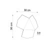 Applique Acier Blanc G9 2 Tre